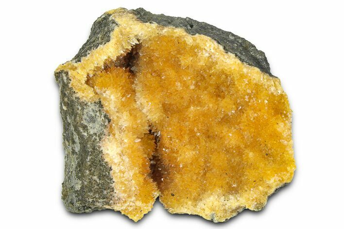 Intense Orange Calcite Crystal Cluster - Poland #374638